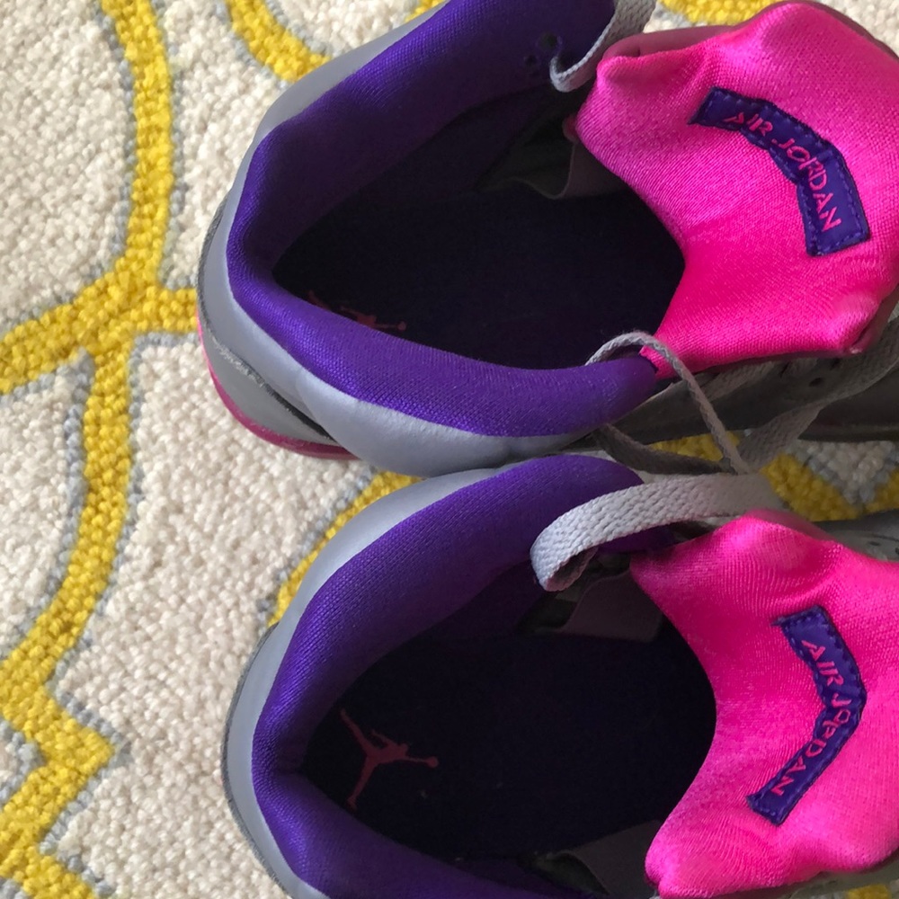 💜Girl’s Air Jordan 5 Retro💜 Sz 7Y - Picture 6 of 8
